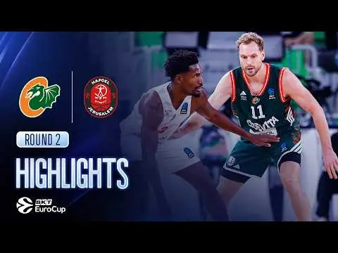 EuroCup Basketball: Cedevita Olimpija vs Hapoel Jerusalem