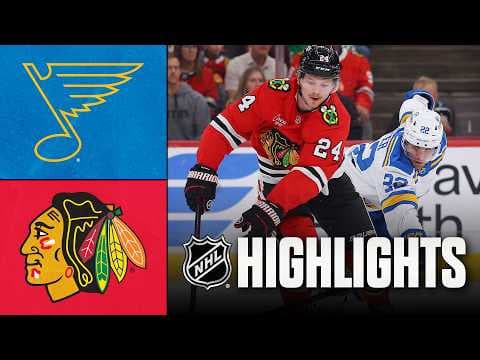 NHL: Blackhawks vs Blues