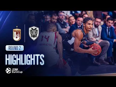 EuroCup Basketball: KK Bosna vs PAOK