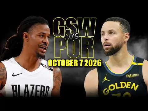 NBA: Portland Trail Blazers vs Golden State Warriors