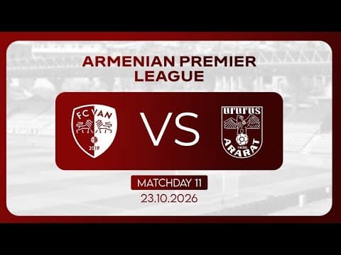 Premier League: Van vs Ararat