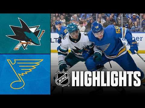 Sharks vs. Blues | NHL Highlights | Oct 8, 2026
