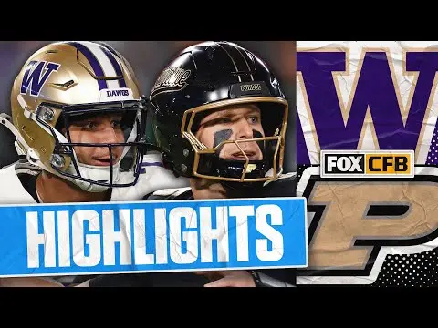 Washington Huskies vs Purdue Boilermakers Highlights 🏈 FOX College Football