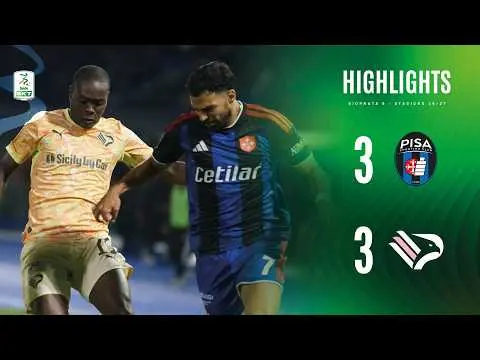 Serie B: Pisa vs Palermo
