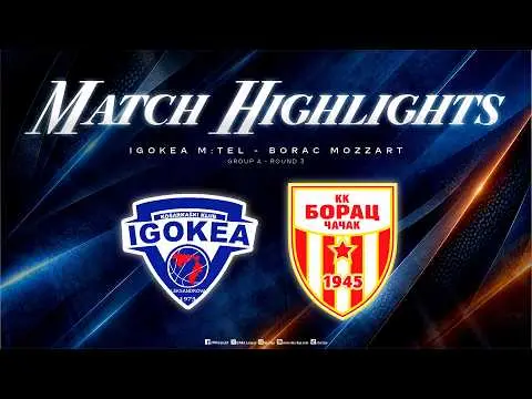 ABA League: Igokea vs Borac Čačak
