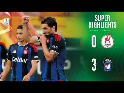 Serie B: Vicenza Virtus vs Pisa